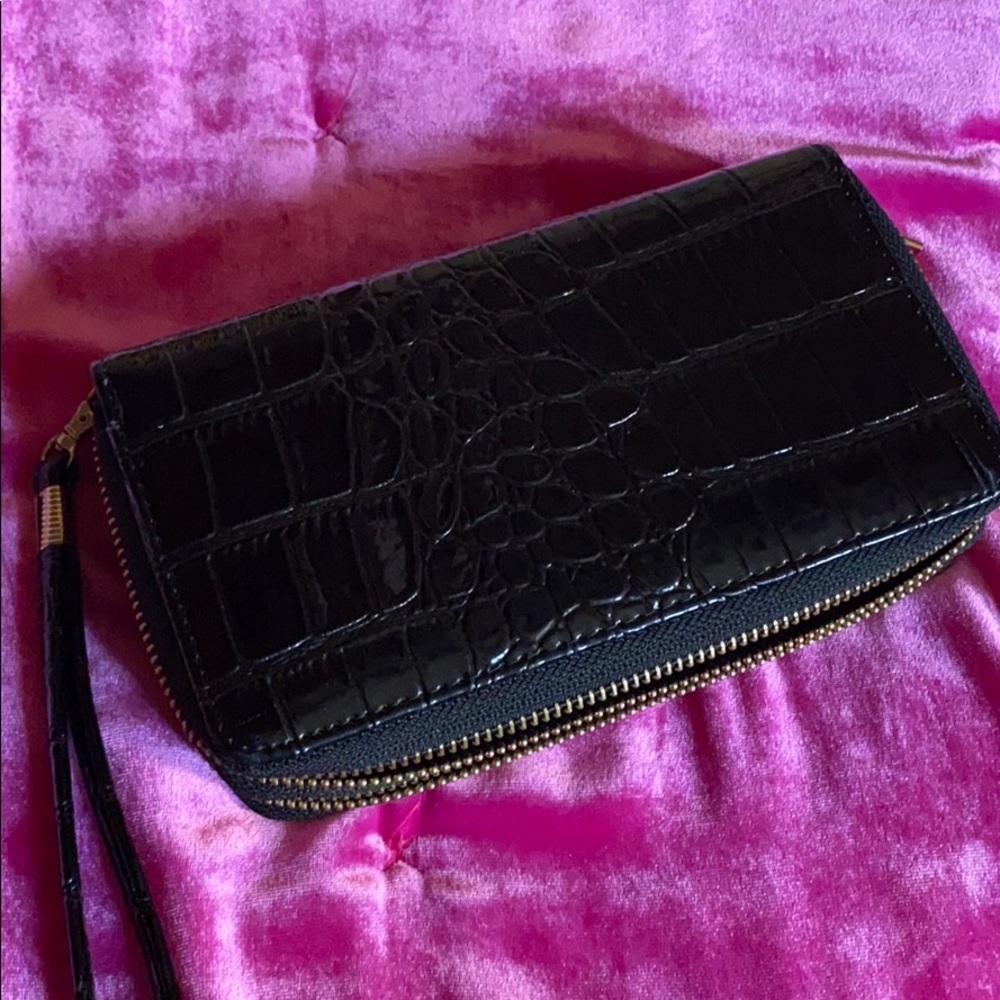 Faux leather wallet